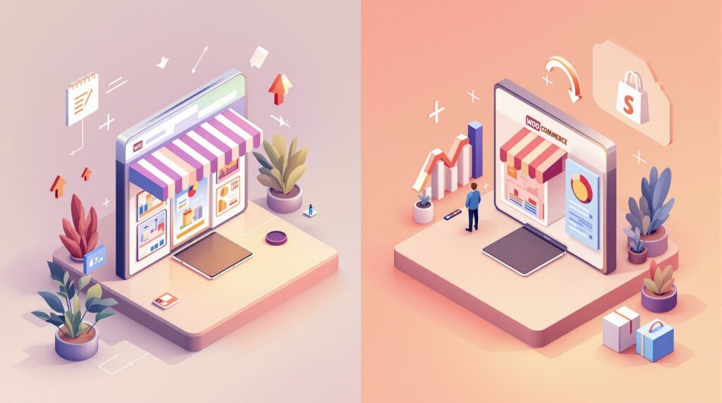 WooCommerce vs Shopify: Performance Comparison 2025